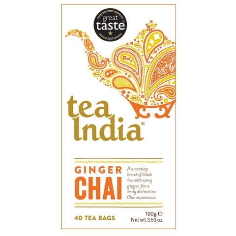 Ginger Chai Tea India 100g (40 Tea Bags)