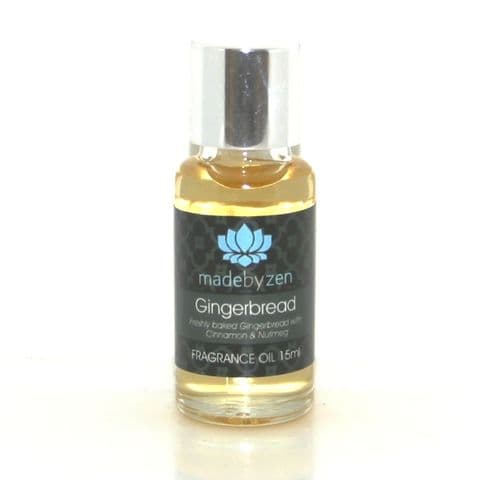 Gingerbread - Signature Scented Fragrance Oil Made By Zen 15ml
