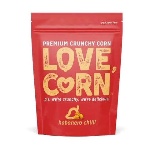 Habanero Flavour Premium Savoury Snack Love Corn 45g