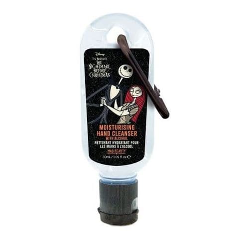 Jack & Sally The Nightmare Before Christmas Clip & Clean Hand Cleanser Gel 30ml Mad Beauty