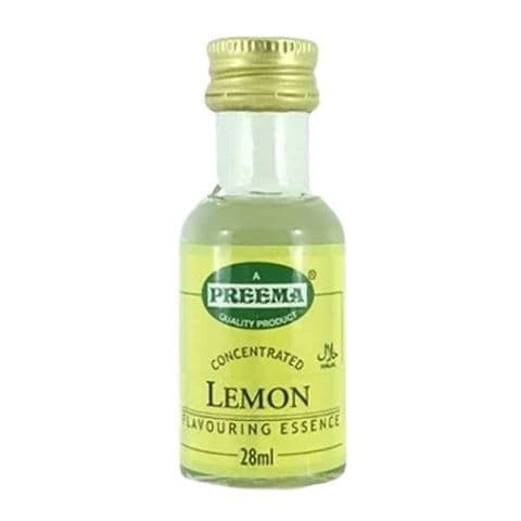 Lemon Concentrated Flavouring Essence Preema 28ml