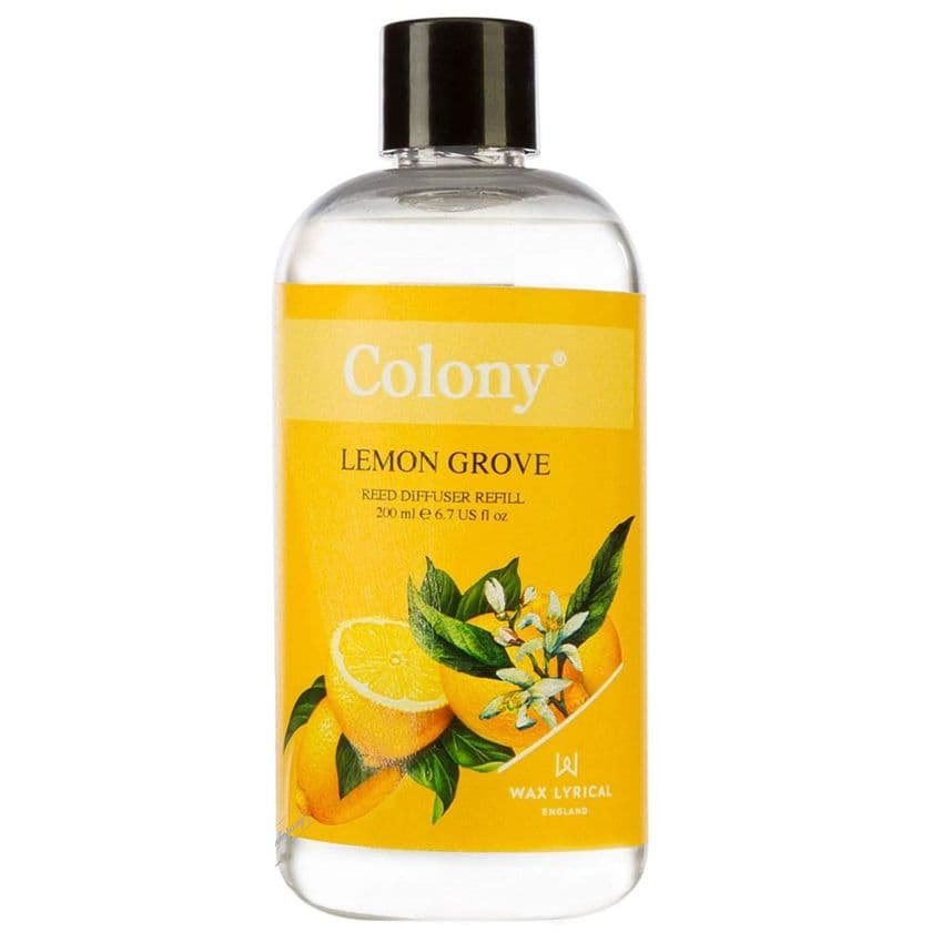 Lemon Grove Scented Reed Diffuser Refill Colony Wax Lyrical 200ml