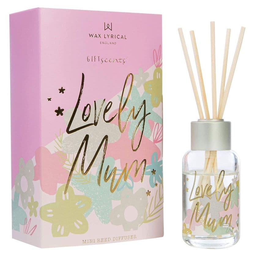 Lovely Mum Fruity Fragranced Mini 40ml Reed Diffuser Gift Set Giftscents Wax Lyrical