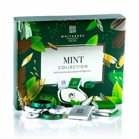 Mint Collection - Assorted Milk & Dark  Whitakers Chocolates Box 170g