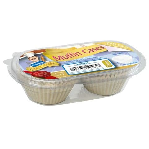 Muffin Cases 7x7cm Love To Cook Kingfisher Catering (150 Pack)