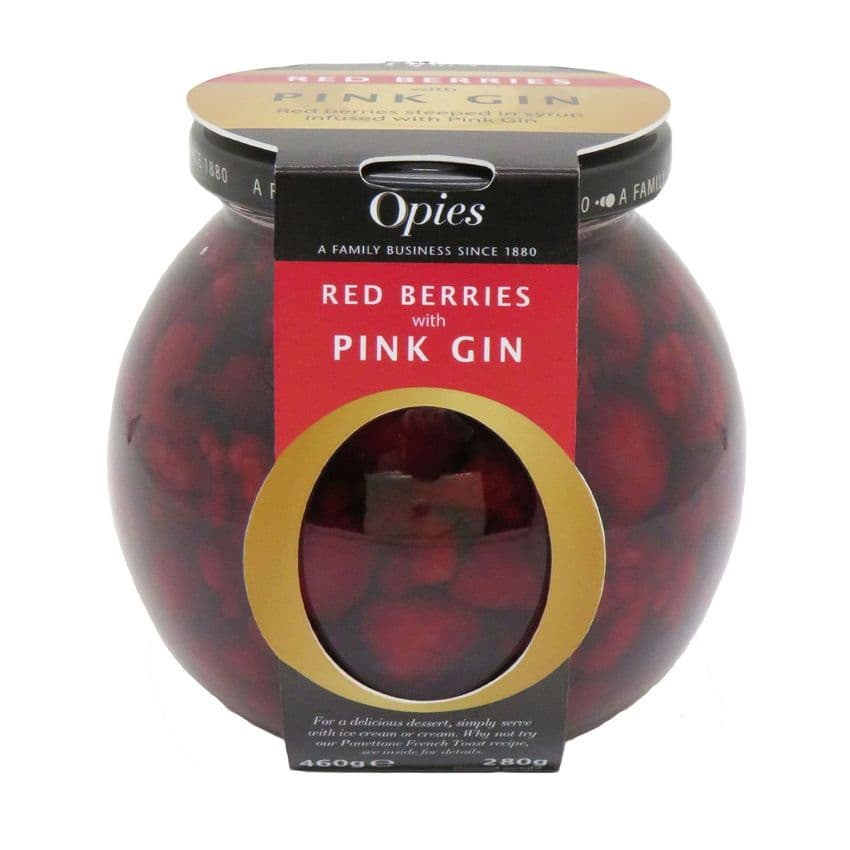 Opies Red Berries With Pink Gin 460g