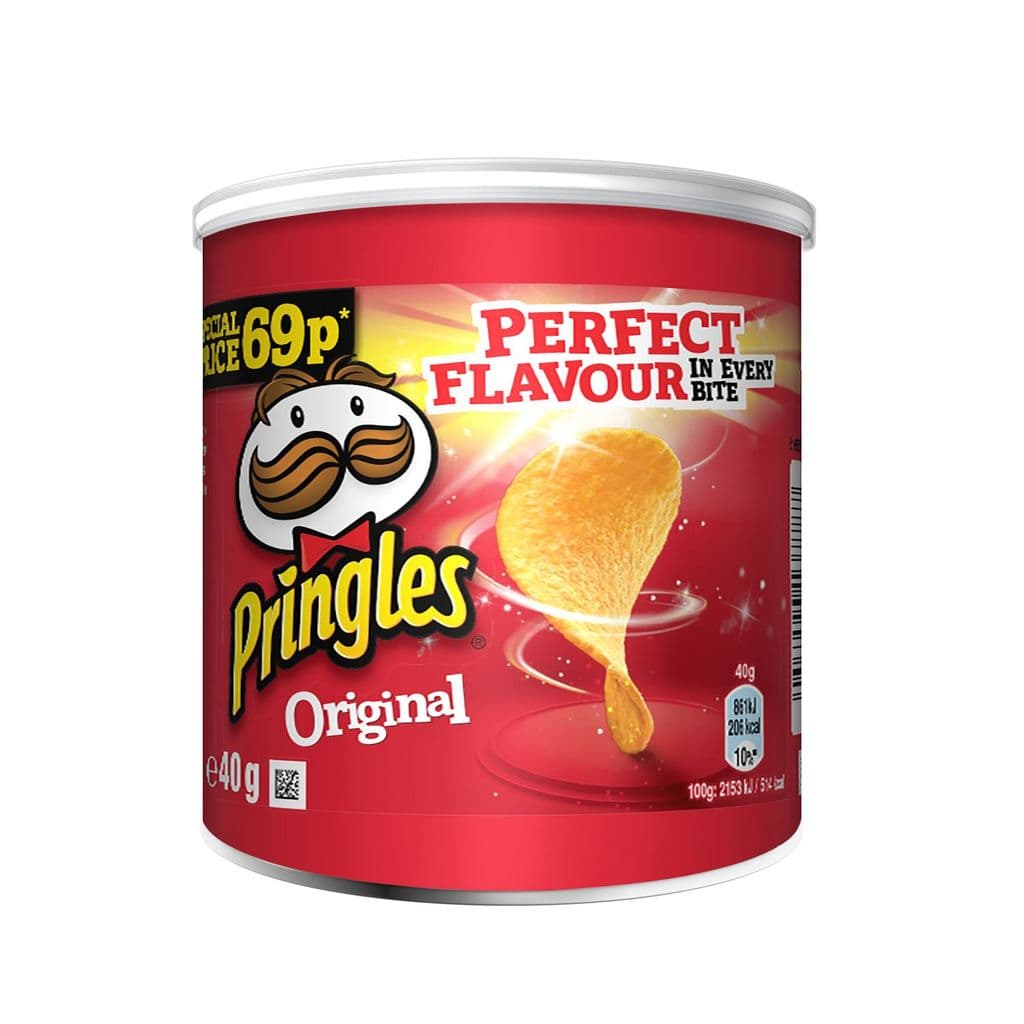 Original Pringles Pop & Go Mini Snacks 40g