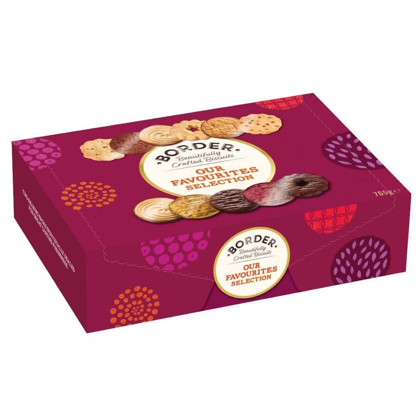 Our Favourites Selection Gift Box Cookies - Border Biscuits 765g
