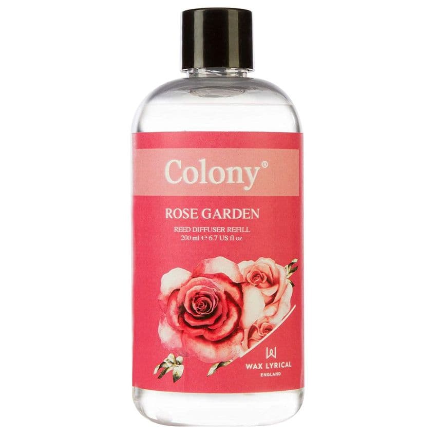 Rose Garden Scented Reed Diffuser Refill Colony Wax Lyrical 200ml