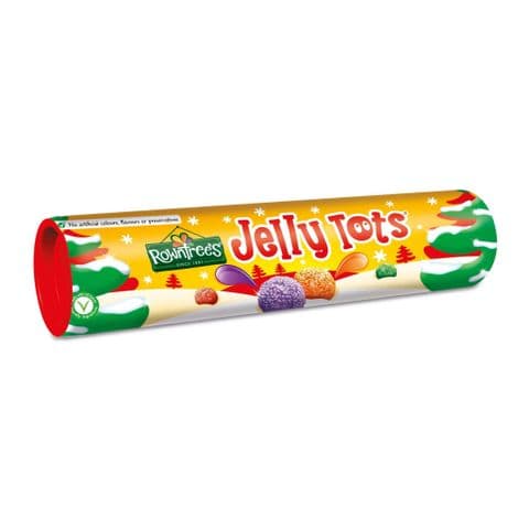 Rowntrees Jelly Tots Sweets Giant Tube 130g