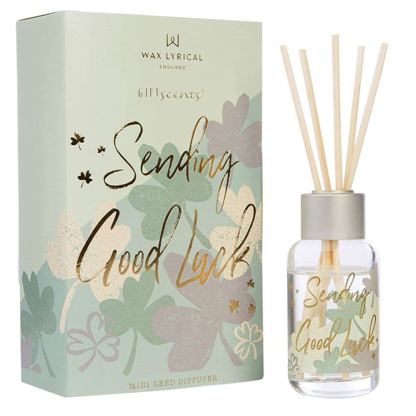 Sending Good Luck Fruity Fragranced Mini 40ml Reed Diffuser Gift Set Giftscents Wax Lyrical