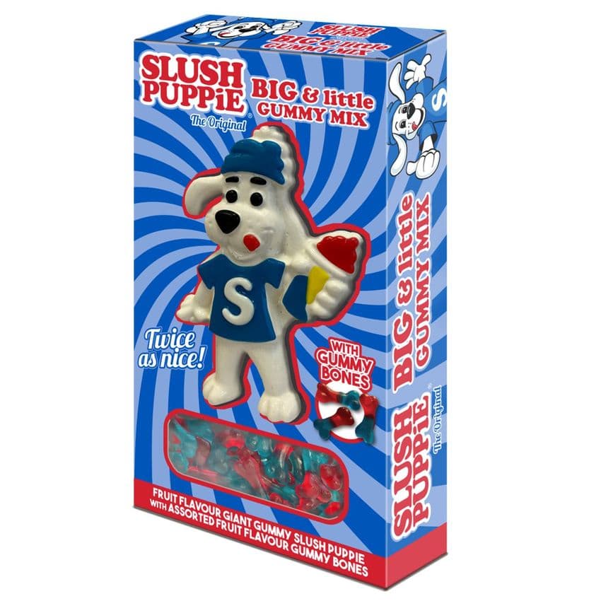 Slush Puppie Big & Little Gummy Mix Rose Confectionery 720g