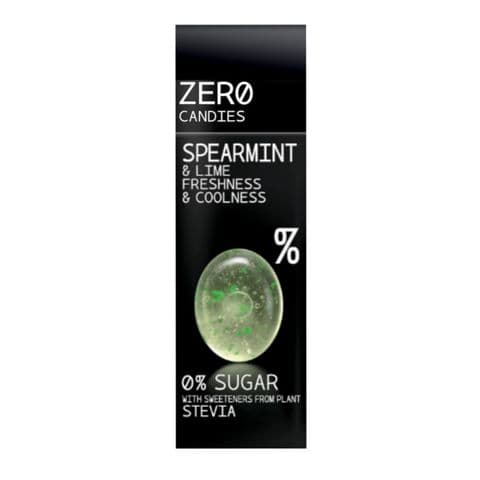 Spearmint & Lime Hard Candy No Added Sugar Free Sweets Zero Candies 32g