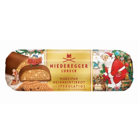 Spekulatius Spekuloos Cinnamon Biscuit Milk Chocolate Marzipan Niederegger Christmas Loaf 125g