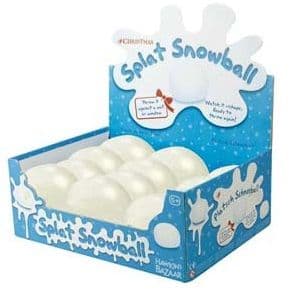 Splat Snowball - Squidgy Throwing Toy Tobar (1 Supplied)