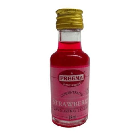Strawberry Concentrated Flavouring Essence Preema 28ml