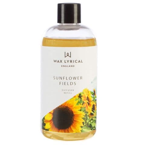 Sunflower Fields Fragranced Reed Diffuser Refill Made In England Wax Lyrical 200ml