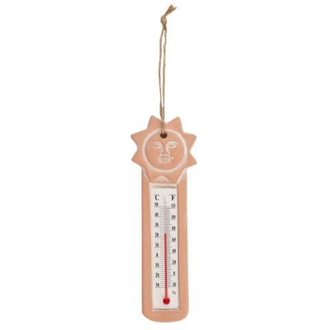Terracotta Sun Thermometer Garden Gift Jones Home & Gift