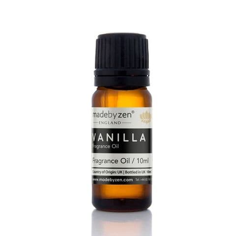 Vanilla - Classic Scented Fragrance Oil Made By Zen 10ml