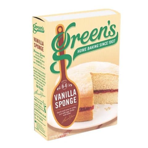 Vanilla Sponge Cake Mix Green's 221g