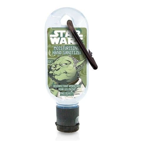 Yoda Cedarwood & Lime Star Wars Clip & Clean Moisturising Travel Hand Sanitizer Gel 30ml Mad Beauty