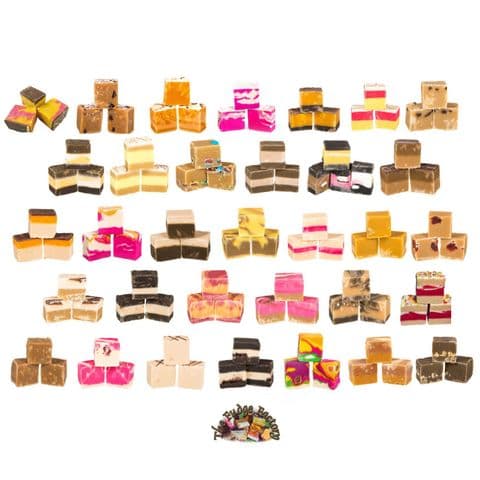 You Choose 3 Mixed Flavours Luxury Hand Made Fudge Factory 600g